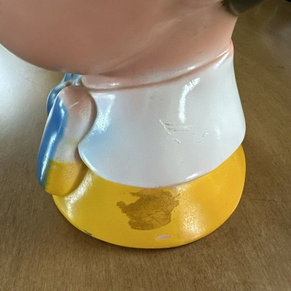 Vtg Walt Disney 1971 Pinocchio Coin Bank With Plug - Picture 3 of 4